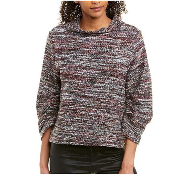 Vince Camuto Multicolor Sweater Womens Size 1X Cowl Neck - Picture 1 of 8